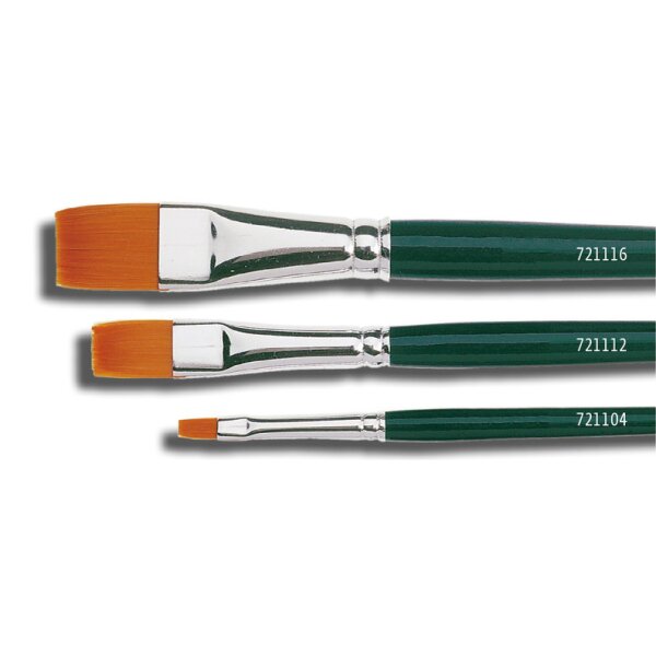 KREUL Haarpinsel Hobby Line BASIC, Nylon, flach, Gr. 2