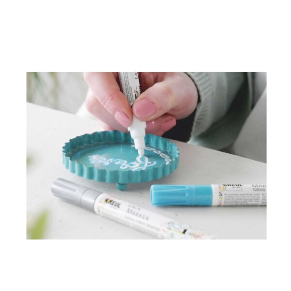 KREUL Lackmarker Gloss Paint Marker, medium, argent