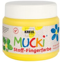 KREUL Stoff-Fingerfarbe "MUCKI", rot, 150 ml