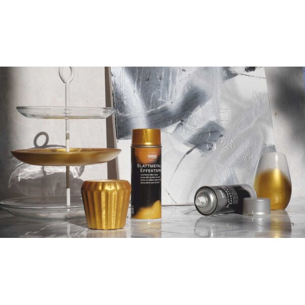 KREUL Spray à effect métallique Home Design ART DECO, argent