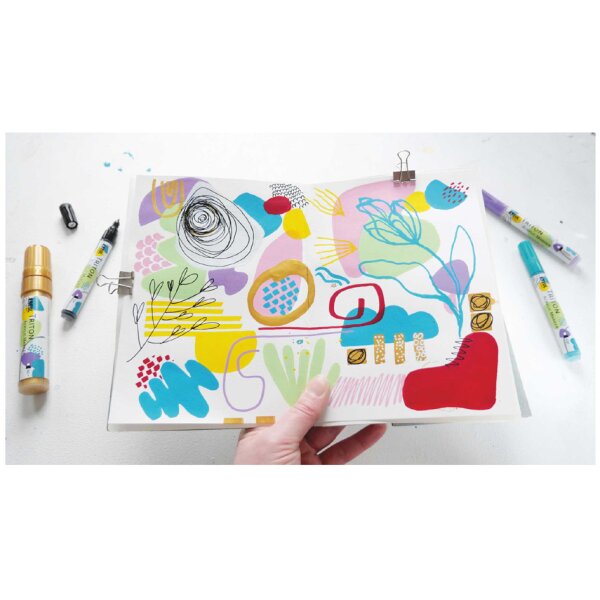 KREUL Marqueur acrylique TRITON Acrylic Marker, rose