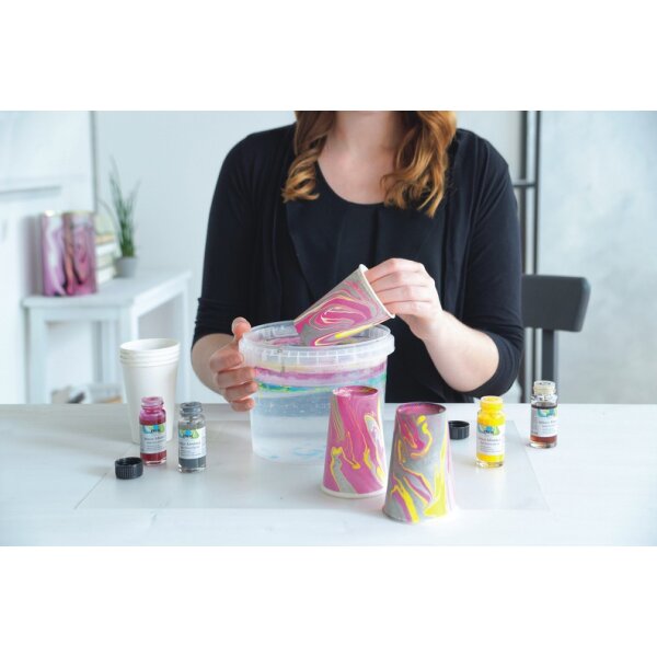 KREUL Peinture à marbrer Magic Marble, 20 ml, jaune néon
