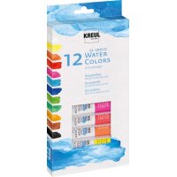 KREUL Peinture aquarelle el Greco, 12 ml, kit de 12