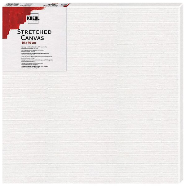 KREUL Keilrahmen Stretched Canvas, 500 x 600 mm, weiss