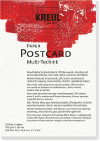KREUL Bloc pour artistes Paper Postcard, A6, 20 feuilles