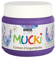KREUL Funkel-Fingerfarbe "MUCKI", zauber-lila,...
