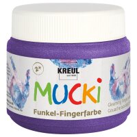 KREUL Funkel-Fingerfarbe "MUCKI", zauber-lila,...