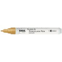 KREUL Glass & Porcelain Pen Metallic, argent