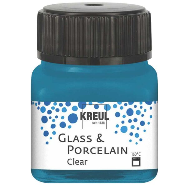 KREUL Peinture pour verre et porcelaine Clear, brun expresso