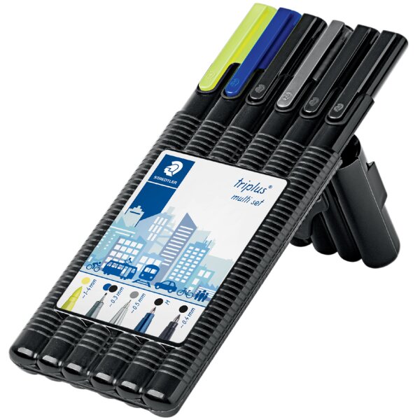 STAEDTLER Schreibset triplus black mobile office