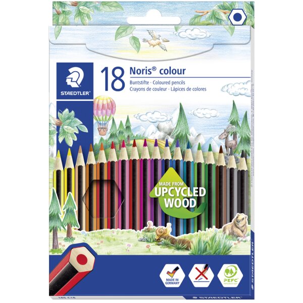 STAEDTLER Crayon de couleur Noris Colour, étui carton de 12
