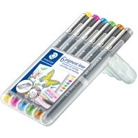 STAEDTLER Pigmentliner, Strichstärke: 0,5 mm, 6er Etui