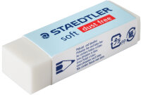 STAEDTLER Kunststoff-Radierer soft S20, weiss