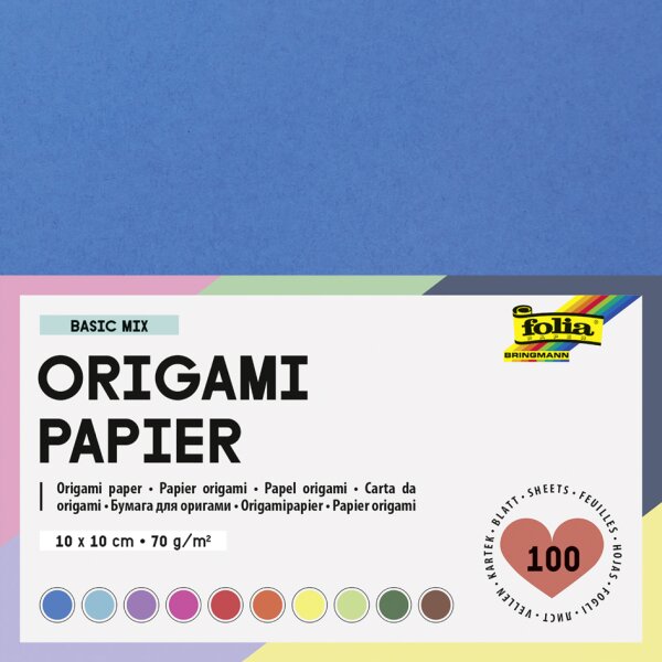 folia Faltblätter, 150 x 150 mm, 70 g qm, 100 Blatt