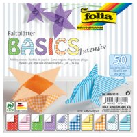 folia Papiers pour le pliage Basic Intensiv, 150 x 150 mm