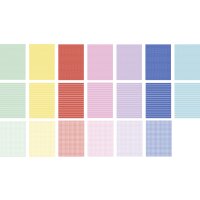 folia Bloc en papier à motifs Basic Intensiv, 240...