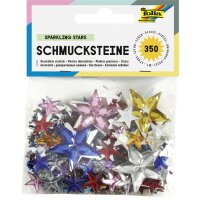 folia Pierres precieuses coeurs assorti tailles / couleurs