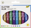 folia Glitzerkleber "Glitterglue", 9,5 ml, farbig sortiert