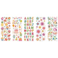 folia Autocollants brillant, motifs assortis toute...