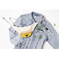 folia Marqueur pour textiles, set de 6, assorti