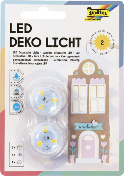 folia Lumière décorative LED, piles incluses