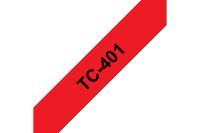 PTOUCH Band, laminiert schwarz rot TC-401 PT-3000 12 mm