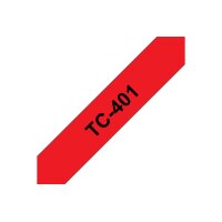 PTOUCH Ruban, laminé noir/rouge TC-401 PT-3000 12 mm