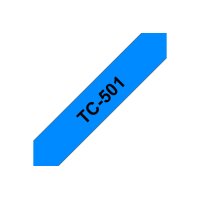 PTOUCH Ruban, laminé noir/bleu TC-501 PT-3000 12 mm