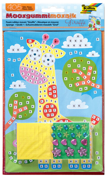 folia Mosaique de caoutchouc de mousse girafe, 405 pièces