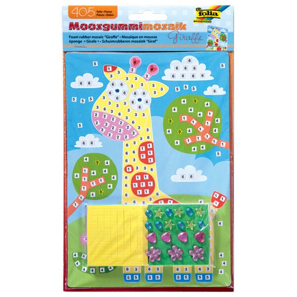 folia Mosaique de caoutchouc de mousse girafe, 405 pièces