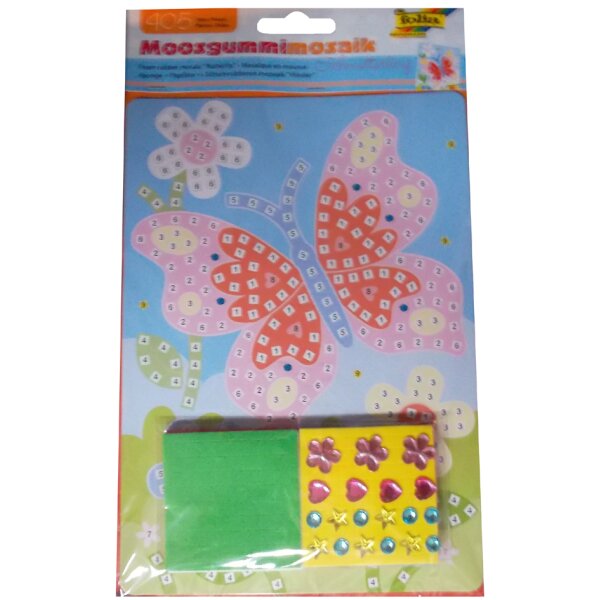 folia Mosaique de mousse caoutchouc papillon, 405 pièces