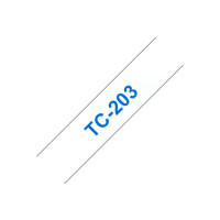 PTOUCH Band, laminiert blau weiss TC-203 PT-3000 12 mm
