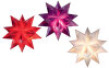 folia Feuilles de papier pliable étoile Bascetta, rouge