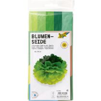 folia Seidenpapier, (B)500 x (H)700 mm, 20 g qm, Mix grün