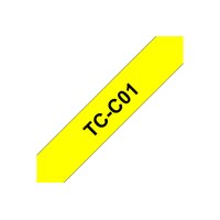 PTOUCH Ruban,lamin.,fluor. noir/jaune TC-C01 PT-3000 12 mm