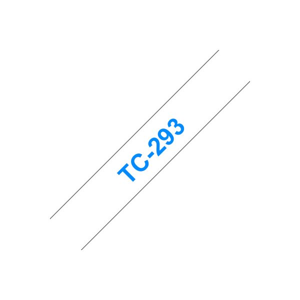 PTOUCH Ruban, lamin&eacute; bleu/blanc TC-293 PT-3000 9 mm