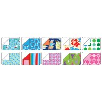 folia Faltblätter KINDERSPASS, 150 x 150 mm, 50 Blatt