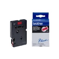 PTOUCH Band, laminiert schwarz/rot TC-491 PT-3000 9 mm