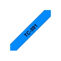 PTOUCH Band, laminiert schwarz/blau TC-591 PT-3000 9 mm