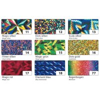 folia Film holographique adhésif, 400 mm x 5 m,...