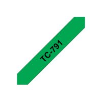 PTOUCH Band, laminiert schwarz/grün TC-791 PT-3000 9 mm