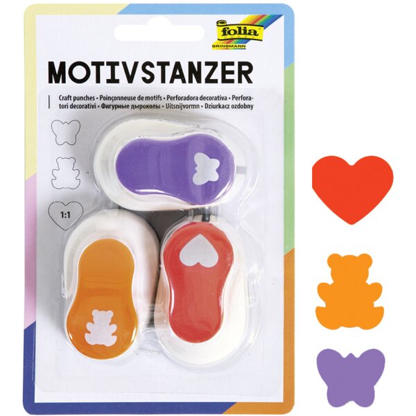 folia Motivstanzer "Ganzjahresmotive", klein, Set 2