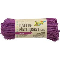 folia Raffia-Naturbast, 50 g, eosin