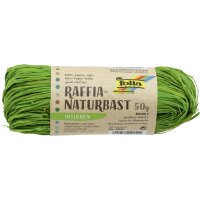 folia Raphia naturel, 50 g, vert sapin