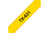 PTOUCH Band, laminiert schwarz gelb TX-631 PT-8000 12 mm
