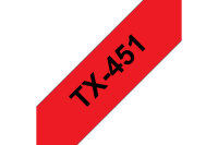 PTOUCH Band, laminiert schwarz rot TX-451 PT-8000 24 mm