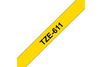 PTOUCH Ruban, laminé noir/jaune TZe-611 PT-1280VP 6 mm