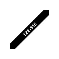 PTOUCH Ruban, laminé blanc/noir TZe-315 PT-1280VP...