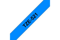 PTOUCH Band, laminiert schwarz blau TZe-521 PT-1280VP 9 mm