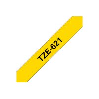 PTOUCH Band, laminiert schwarz/gelb TZe-621 PT-1280VP 9 mm